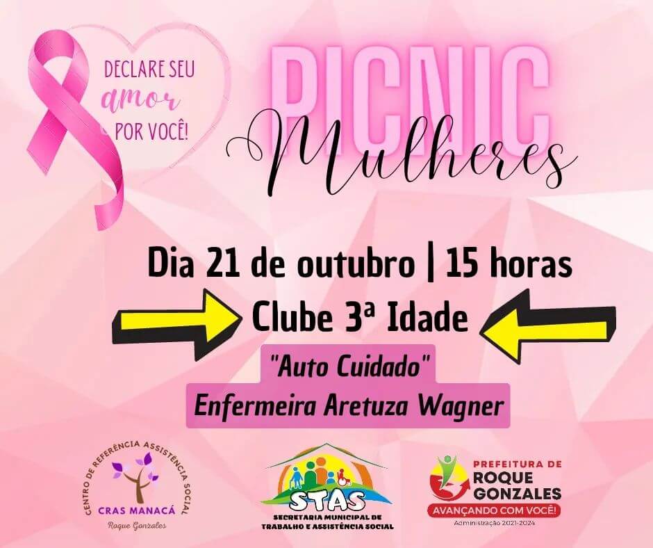 COMUNICA - TROCA DE ENDEREÇO DO EVENTO OUTUBRO ROSA