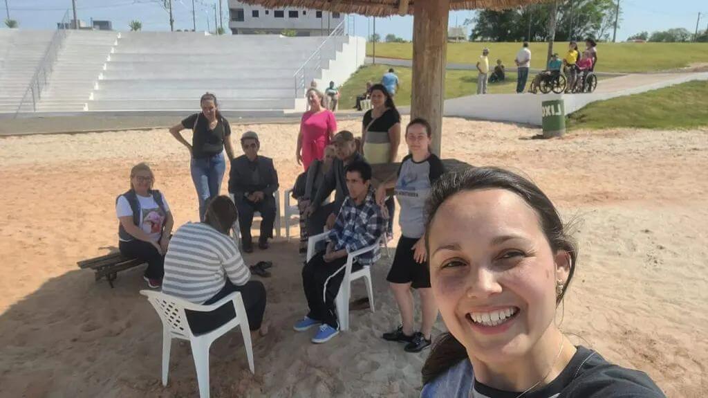LAR DO IDOSO DE SÃO NICOLAU VISITA A PRAINHA DE ROQUE GONZALES
