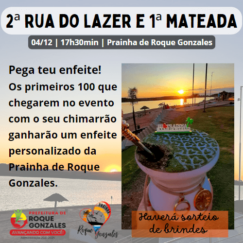  1° MATEADA NA PRAINHA DE ROQUE GONZALES
