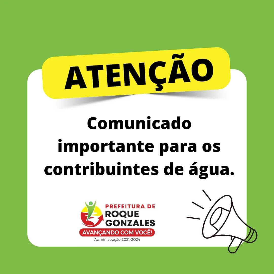  COMUNICADO IMPORTANTE