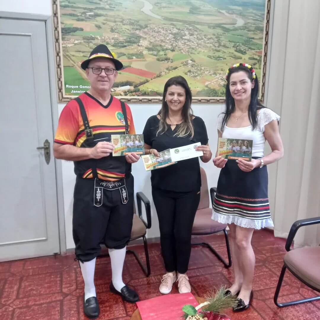 ADMINISTRAÇÃO MUNICIPAL RECEBE A COMITIVA DA 30ª KERBFEST MISSÕES