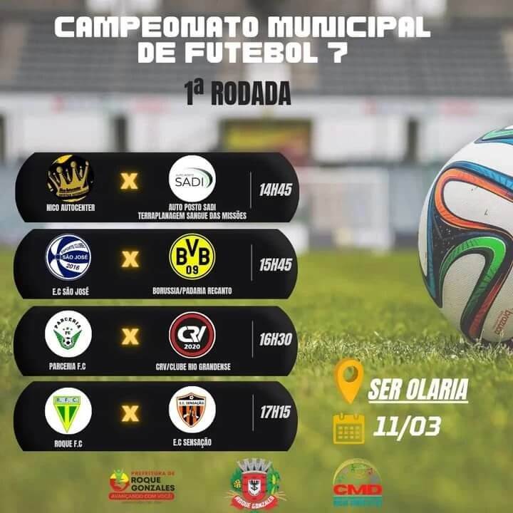 ABERTURA DO CAMPEONATO MUNICIPAL DE FUTEBOL SETE