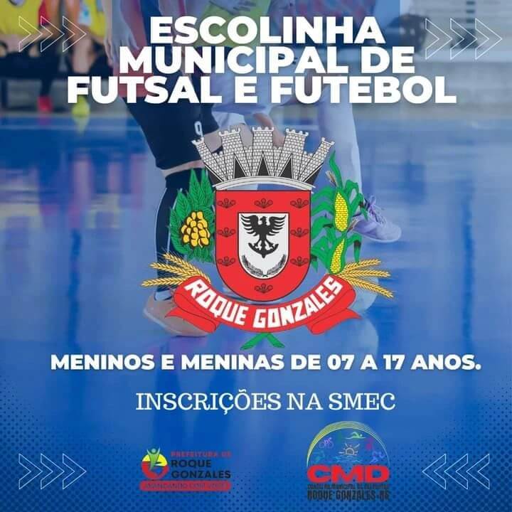 ESCOLINHA DE FUTEBOL E FUTSAL DO MUNICÍPIO