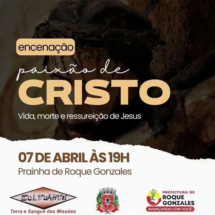 ENCENAÇÃO DA PAIXÃO DE CRISTO!