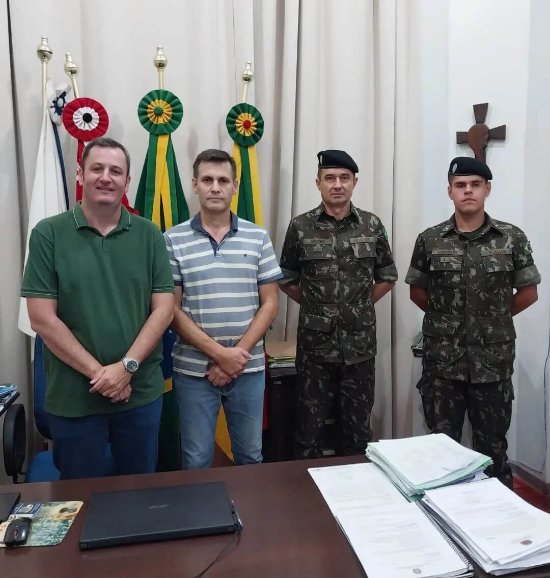 POSTO DE RECRUTAMENTO E MOBILIZAÇÃO DE SANTIAGO REALIZA VISITA DE ORIENTAÇÃO TÉCNICA NA JUNTA MILITAR DE ROQUE GONZALES