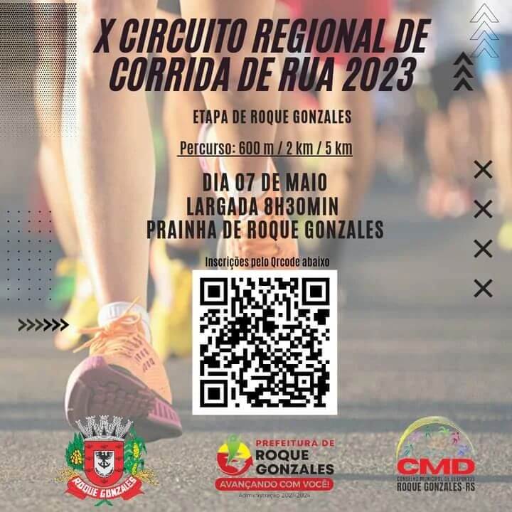 10° CIRCUITO REGIONAL DE CORRIDA DE RUA 2023 - ETAPA ROQUE GONZALES