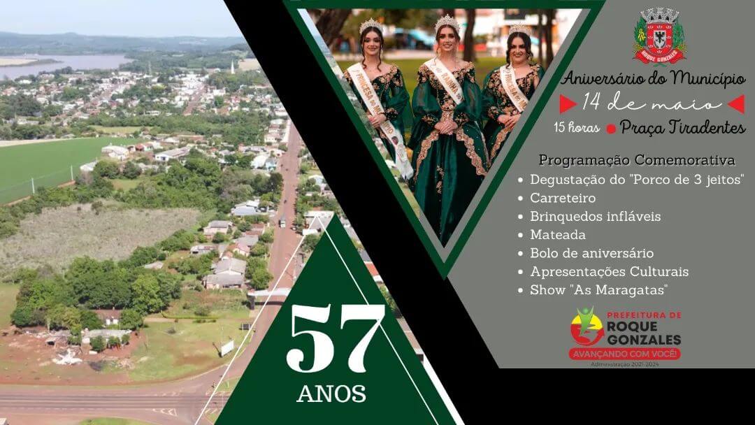 ROQUE GONZALES CELEBRARÁ SEU ANIVERSÁRIO COM UMA GRANDE FESTA