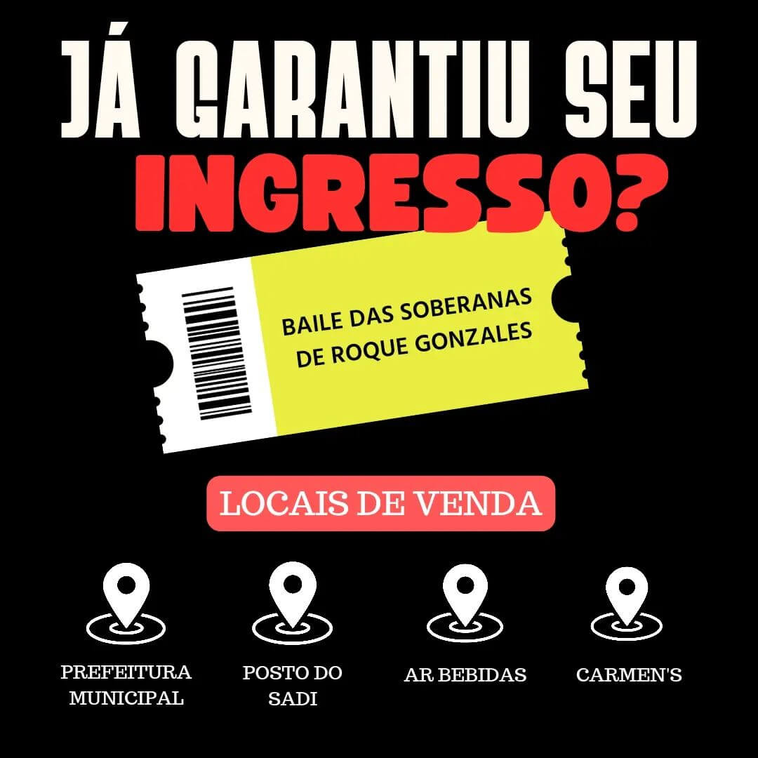 INGRESSOS À VENDA!