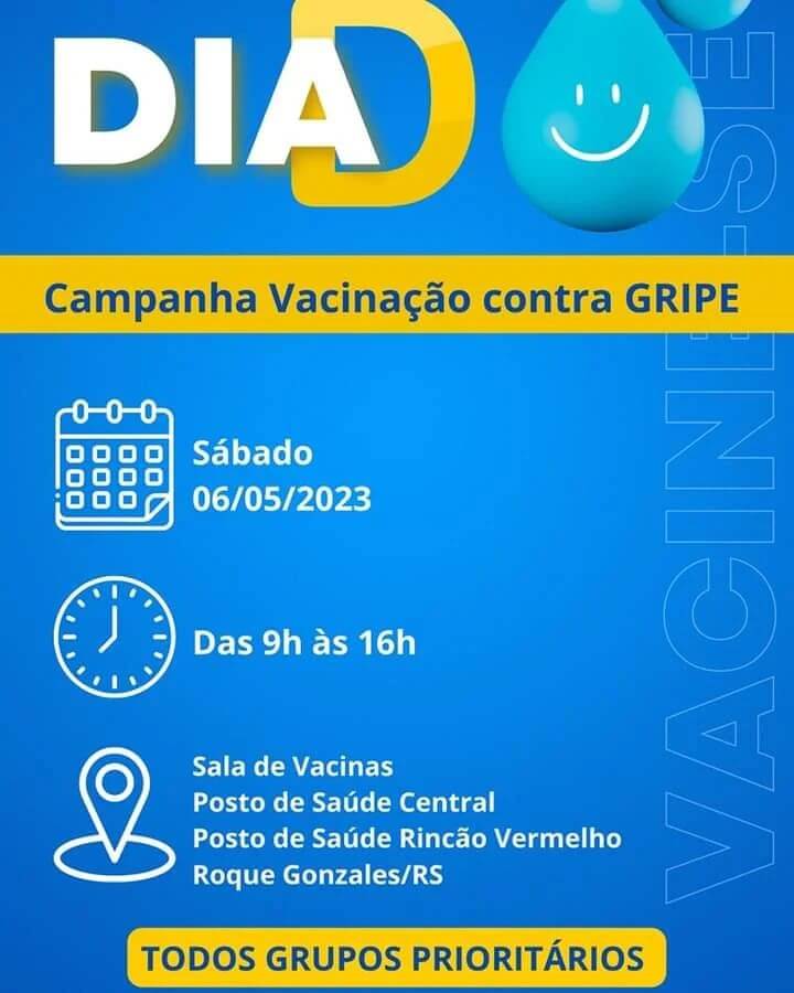 DIA D - VACINAÇÃO CONTRA GRIPE
