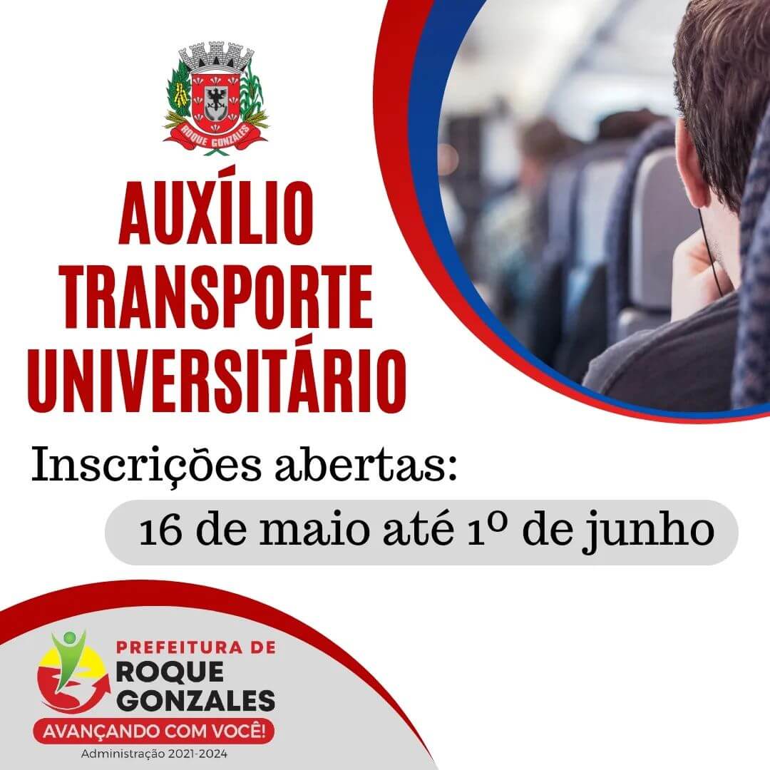 AUXÍLIO TRANSPORTE UNIVERSITÁRIO 2023