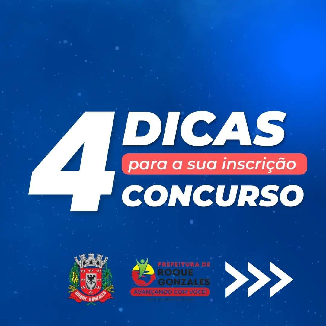 4 DICAS PARA SUA INSCRIÇÃO NO CONCURSO OU SELETIVO PÚBLICO