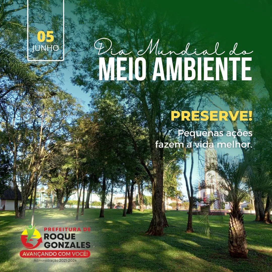 DIA MUNDIAL DO MEIO AMBIENTE - 5 DE JUNHO