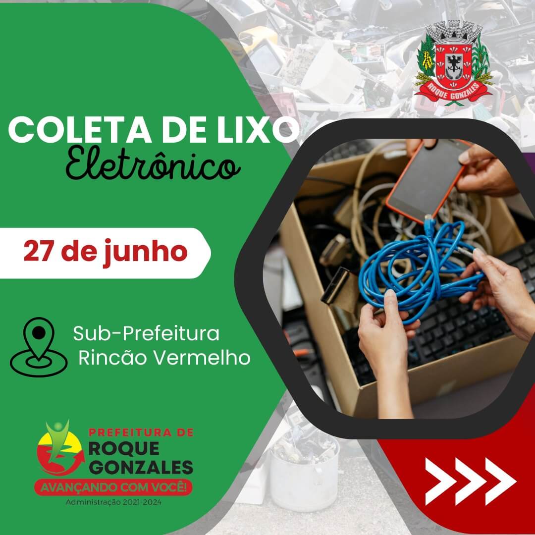 CAMPANHA DE RECOLHIMENTO DO LIXO ELETRÔNICO
