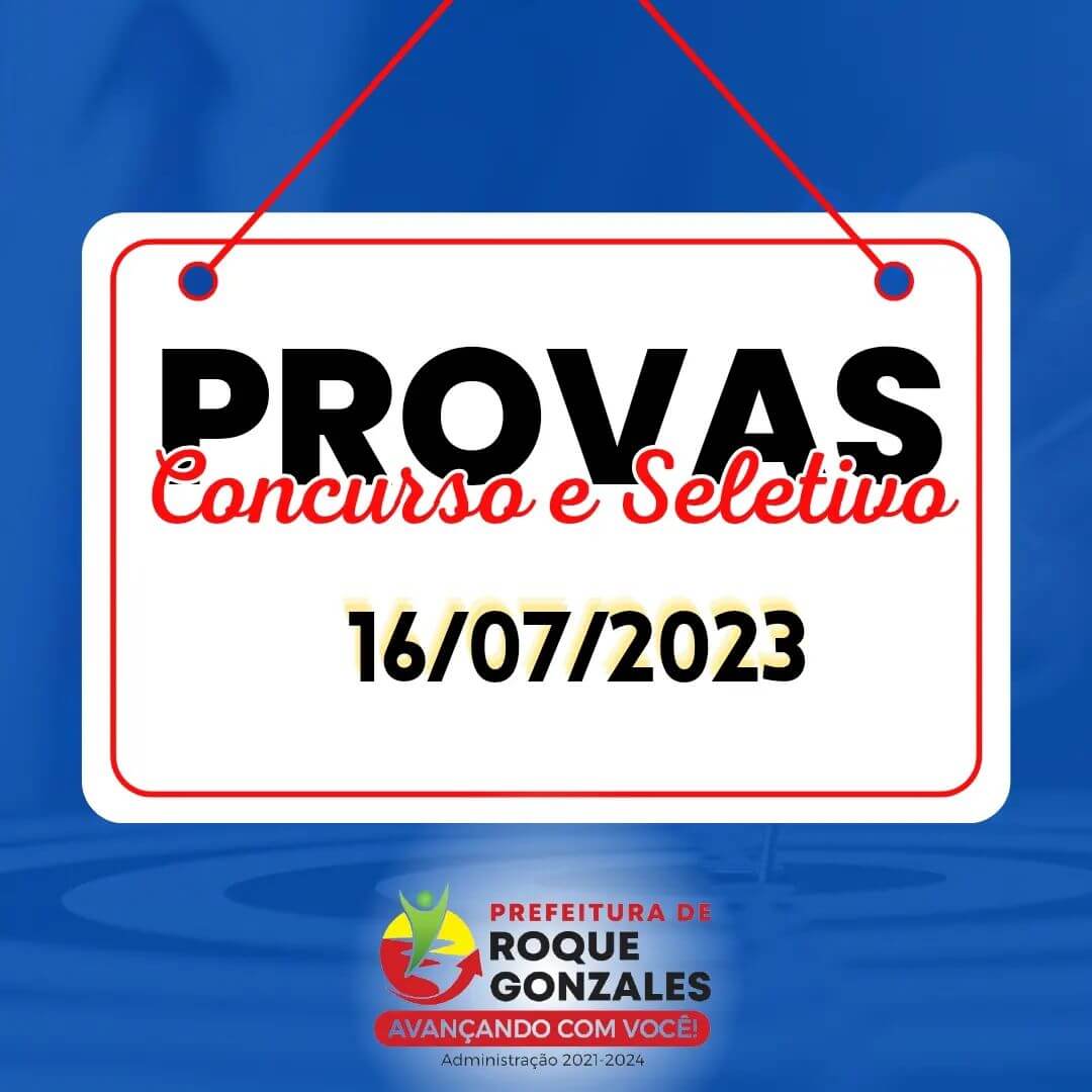 CONCURSO PÚBLICO E SELETIVO TEM APLICAÇÃO DE PROVAS NESTE DOMINGO