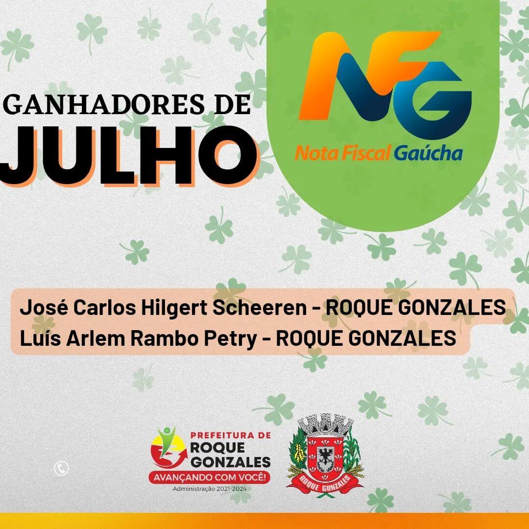 GANHADORES DA NFG DE ROQUE GONZALES