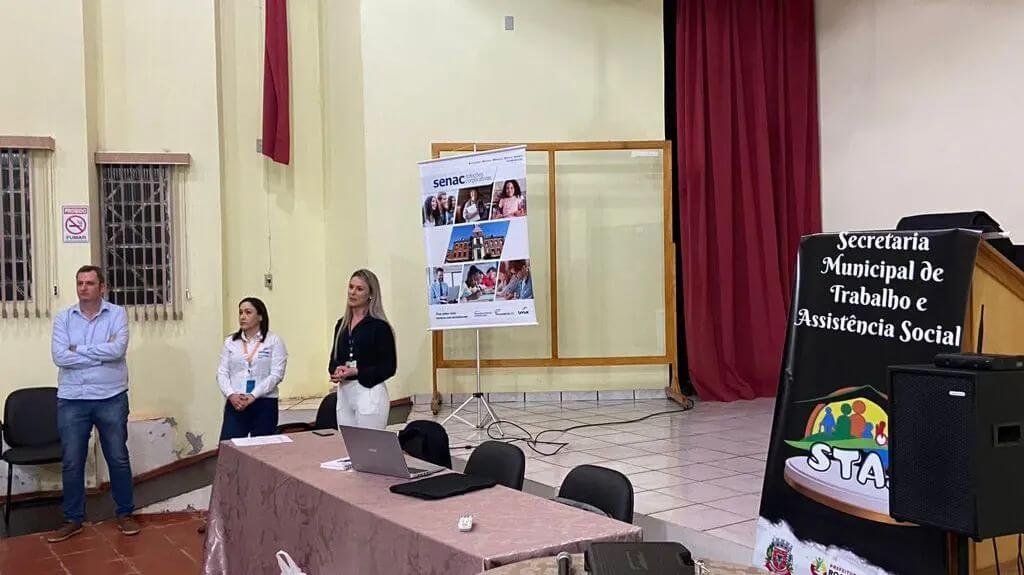 INÍCIO DO CURSO OFERTADO EM PARCERIA COM O SENAC