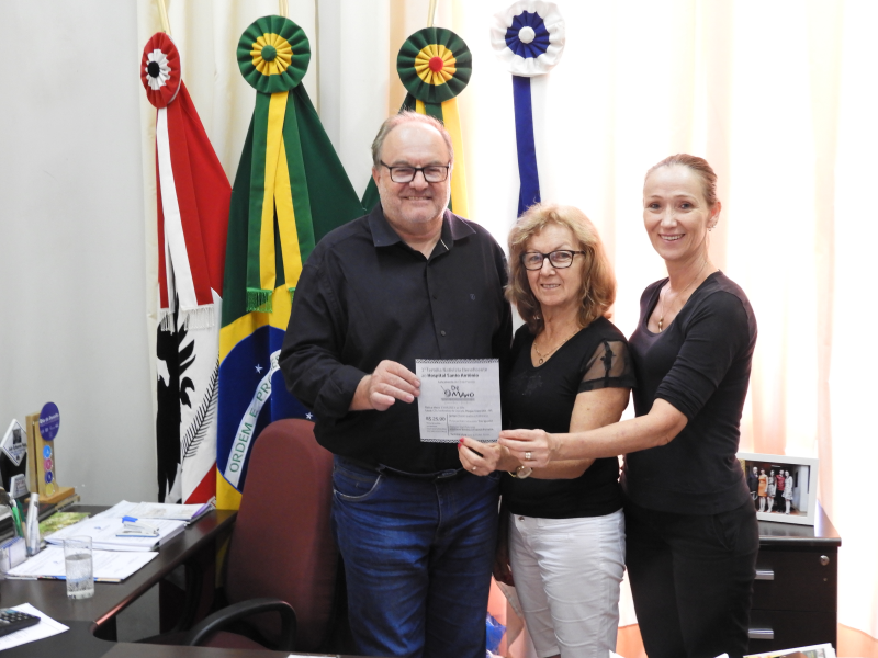 PREFEITO RECEBE CONVITE PARA 1° TERTÚLIA NATIVISTA BENEFICENTE EM PROL DO HOSPITAL DE CARIDADE SANTO ANTÔNIO