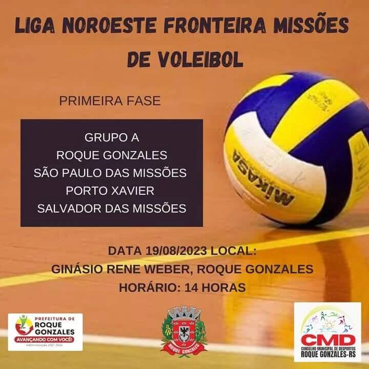 LIGA NOROESTE FRONTEIRA MISSÕES DE VÔLEIBOL MISTO 2023