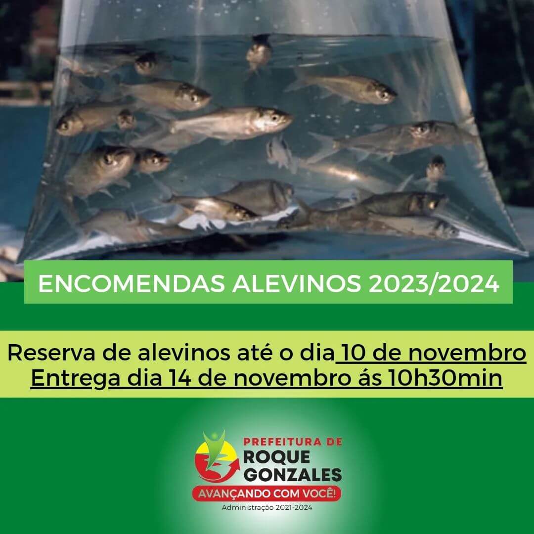 ENCOMENDAS DE ALEVINOS 2023-2024