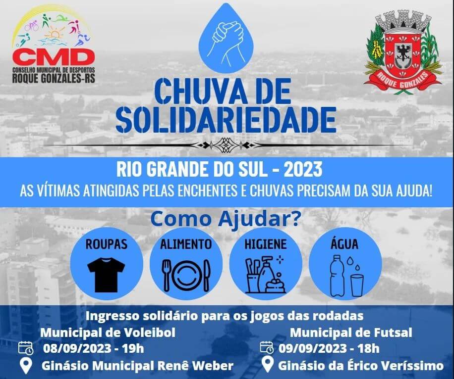 CHUVA DE SOLIDARIEDADE
