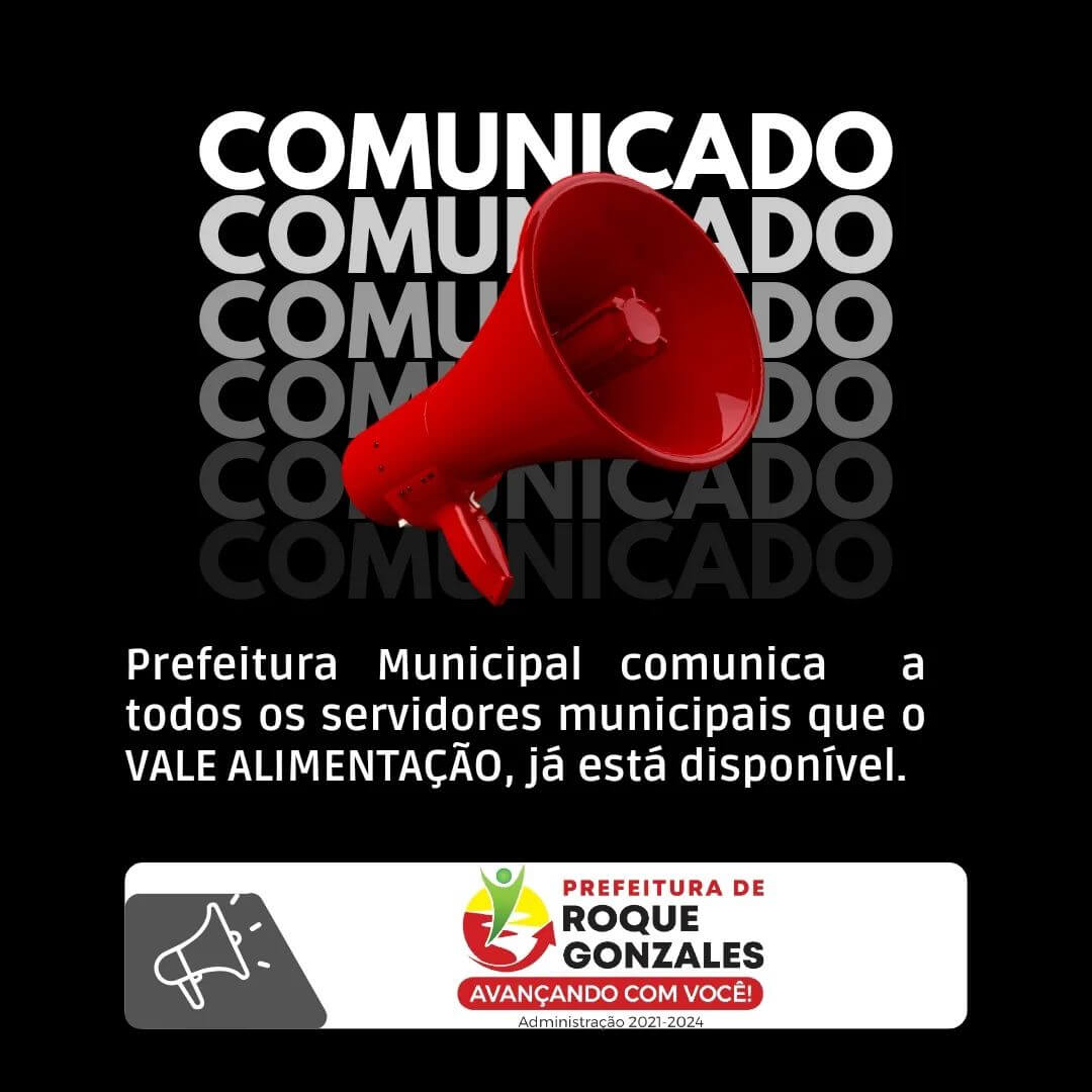 PREFEITURA MUNICIPAL ANTECIPA VALE ALIMENTAÇÃO