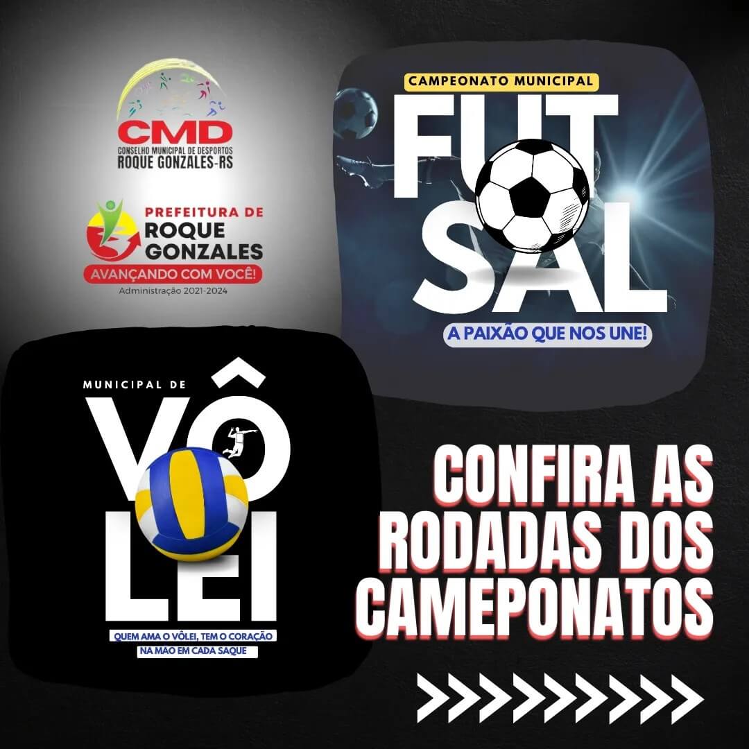  PLACAR DAS RODADAS DOS MUNICIPAIS