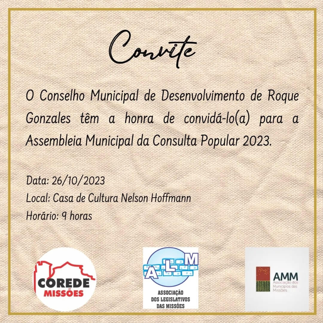 ASSEMBLEIA MUNICIPAL DA CONSULTA POPULAR