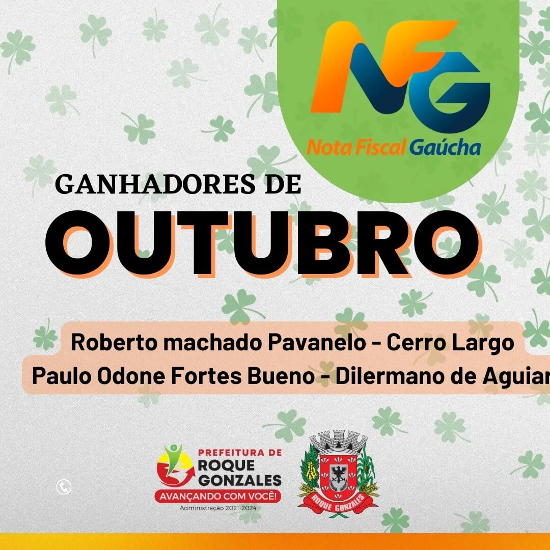 GANHADORES DA NFG DE ROQUE GONZALES