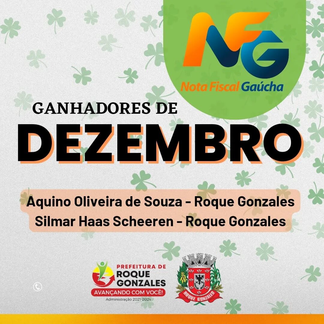 GANHADORES DA NFG DE ROQUE GONZALES