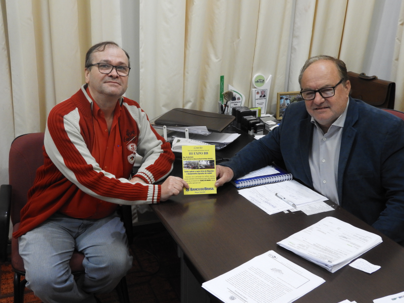 PREFEITO RECEBE CONVITE DA III EXPO BB