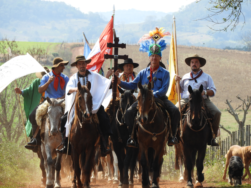 REALIZADA COM SUCESSO  2° TRILHA DA INTEGRAÇÃO JESUÍTICA-GUARANI E 9° CAVALGADA NHEÇUANA-GUARANI