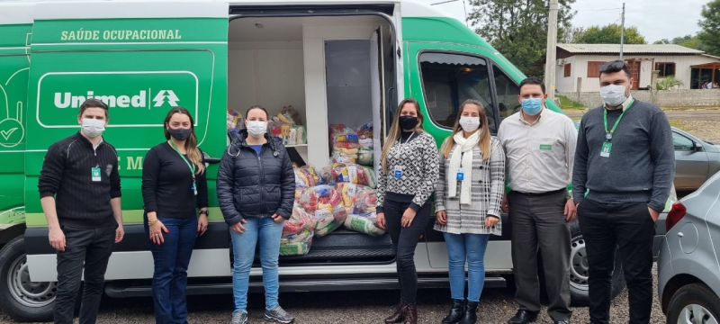 MUNICÍPIO RECEBE CESTAS BÁSICAS DA UNIMED MISSÕES