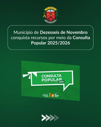 <p>RECURSOS ATRAV&Eacute;S DA CONSULTA POPULAR&nbsp;</p>