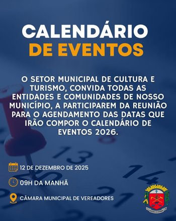 <p>REUNIÃO CALENDÁRIO DE EVENTOS 2026</p>