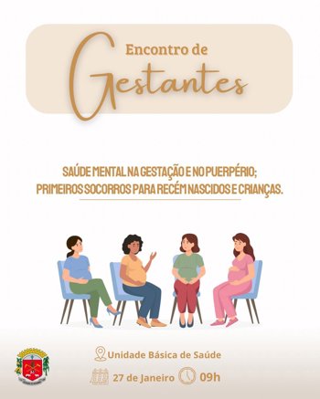 <p>ENCONTRO DE GESTANTES&nbsp;</p>