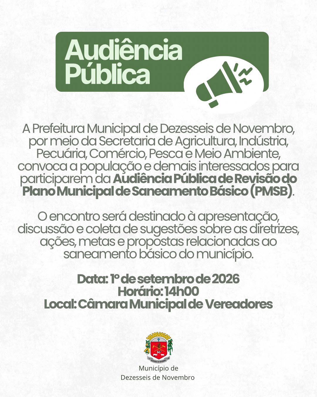 AUDI&Ecirc;NCIA P&Uacute;BLICA-PSMB