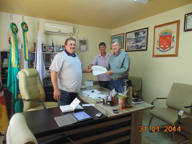 Visita do Dep. Luis Carlos Heinze