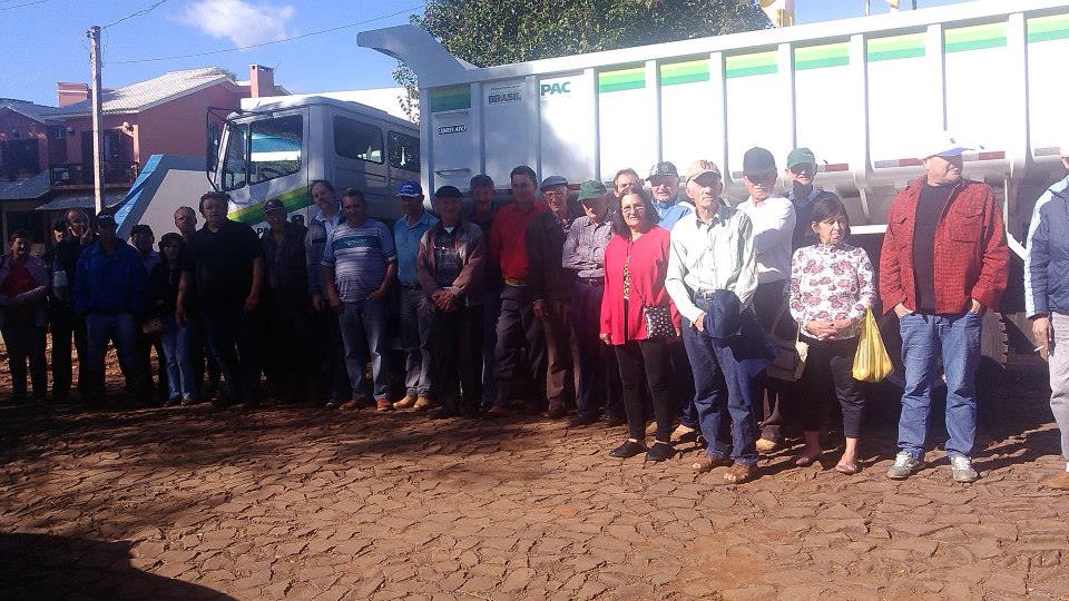 ATO OFICIAL DE RECEBIMENTO DO CAMINHÃO CAÇAMBA
