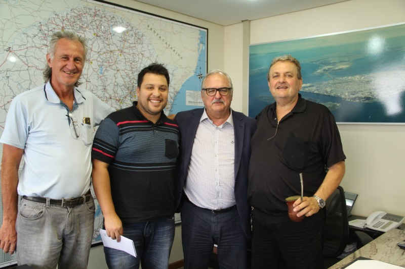 Prefeito e Secretários visitam Secretaria dos Transportes do RS