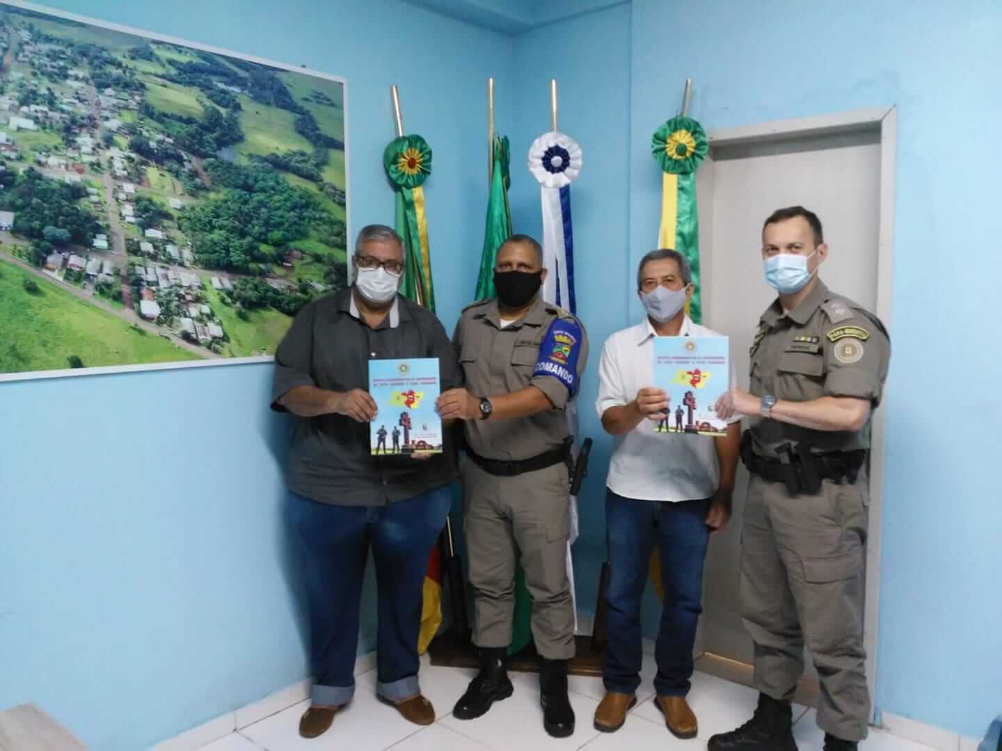 VISITA DO COMANDANTE REGIONAL DA BRIGADA MILITAR