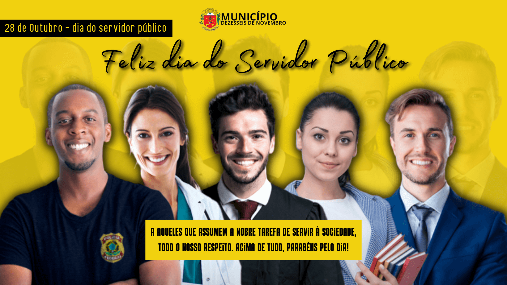 28 DE OUTUBRO - DIA DO SERVIDOR PÚBLICO.