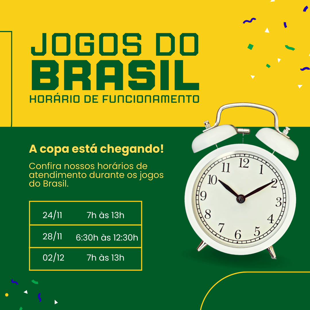PREFEITURA TERÁ EXPEDIENTE DIFERENCIADO NOS DIAS DE JOGOS DO BRASIL NA COPA DO MUNDO.
