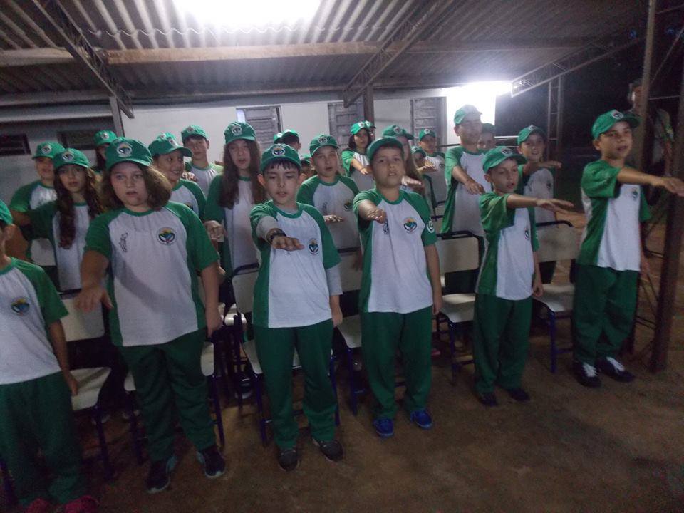 Formatura de Patrulheiros Ambientais Mirins da Escola Pe. Réus.