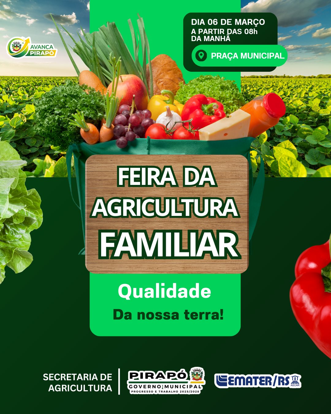 <p>FEIRA DA AGRICULTURA FAMILIAR</p>