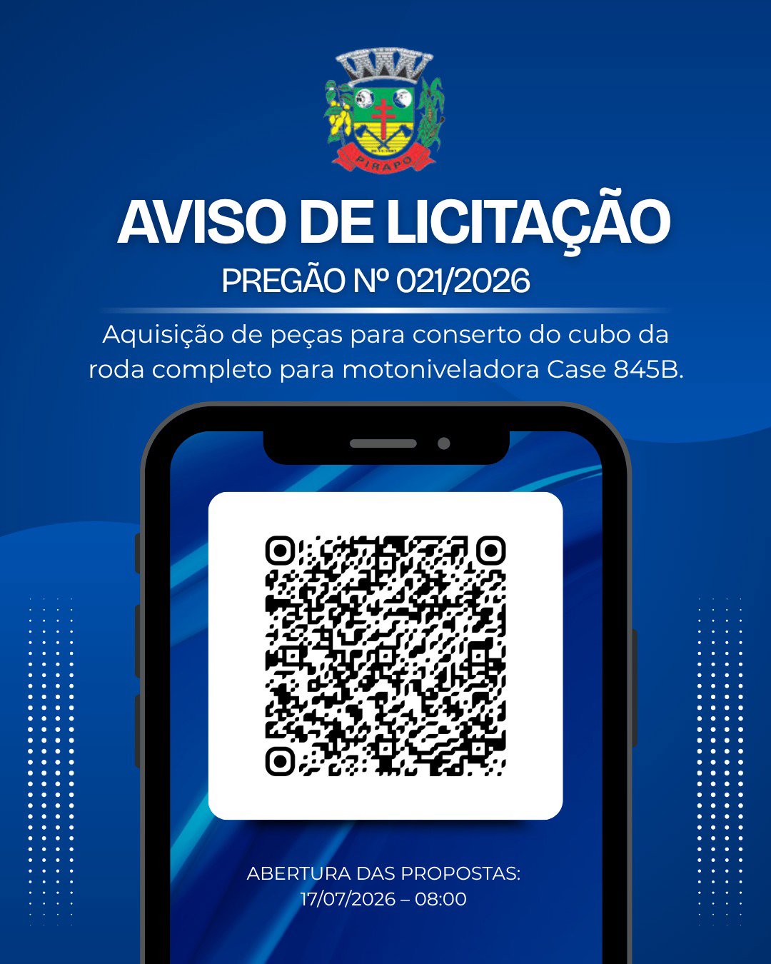 AVISO DE LICITA&Ccedil;&Atilde;O