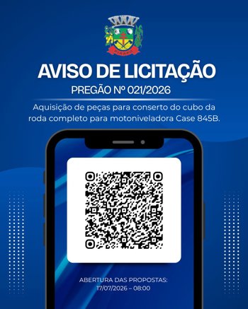 AVISO DE LICITAÇÃO
