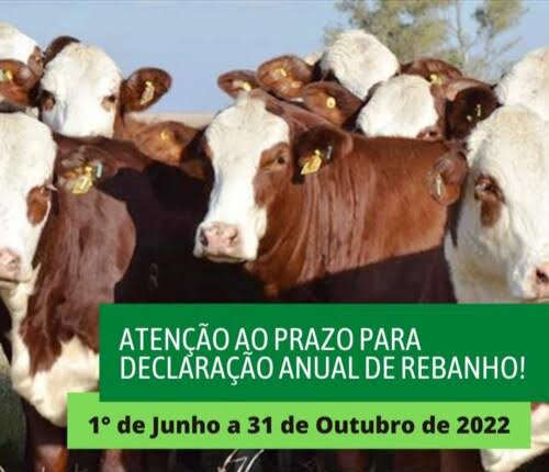 Declaração anual do Rebanho 