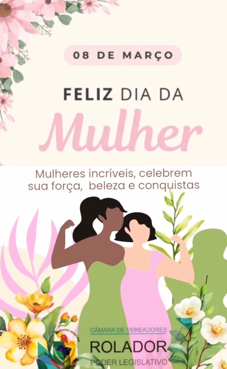 FELIZ DIA DA MULHER!!!!
