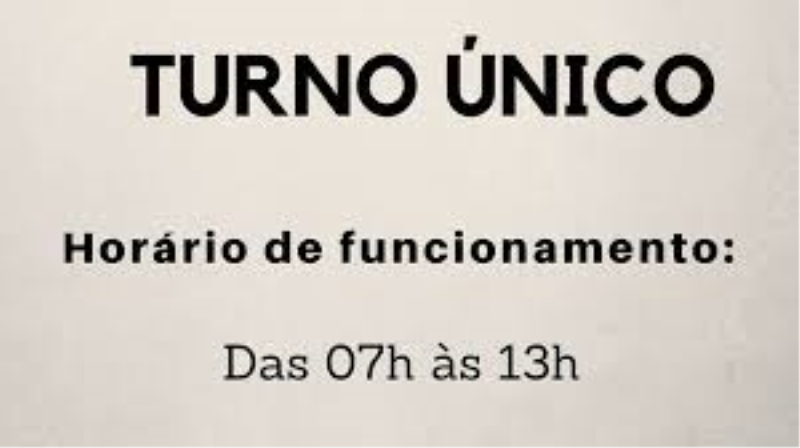 Horário de Atendimento - 07hs às 13hs.