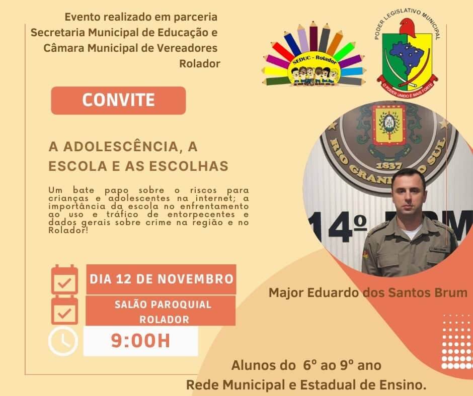 “Adolescência, a escola e as escolhas”